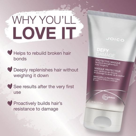 $6❤️‍🔥 Joico Defy Damage Protective Masque Travel Size NEW Mask Hair - Picture 3 of 7